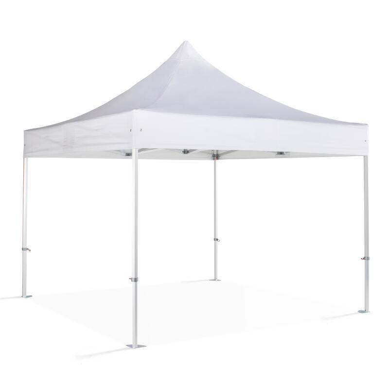 Gazebo pieghevole in alluminio bianca 4x4m 480g/m² 50mm