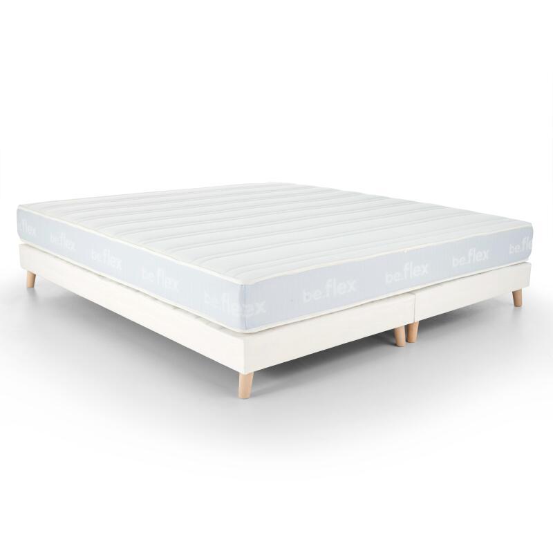 Set di biancheria da letto Confort: materasso + rete a doghe