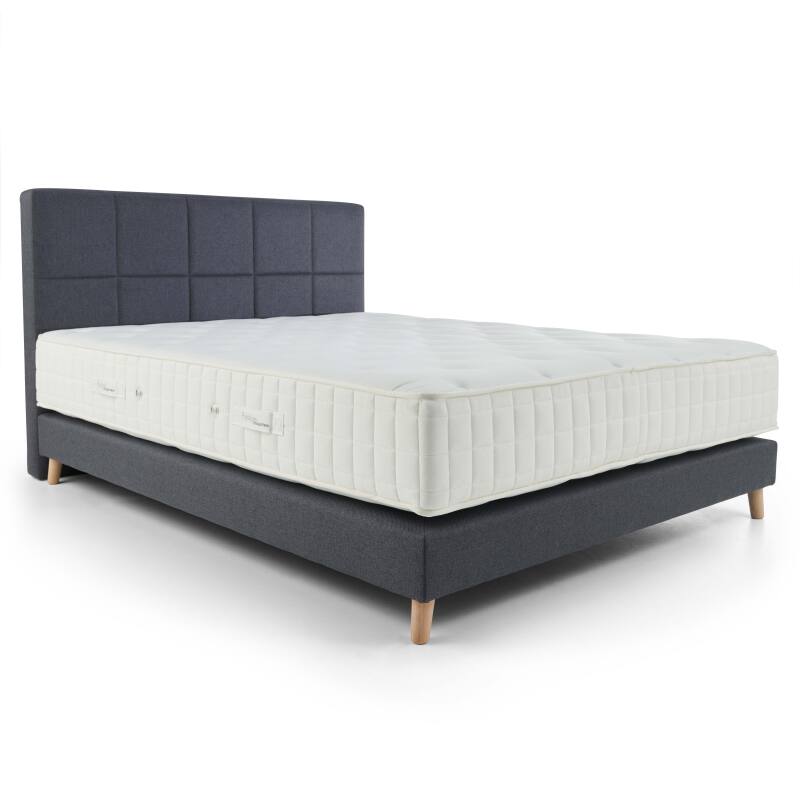 Set di biancheria da letto premium: materasso + rete + testata Mads