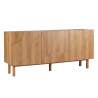 Credenza a 3 ante in MDF con decoro melaminico effetto legno