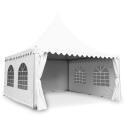 Tendone gazebo pagoda bianca 5x5m 850g/m² - M2