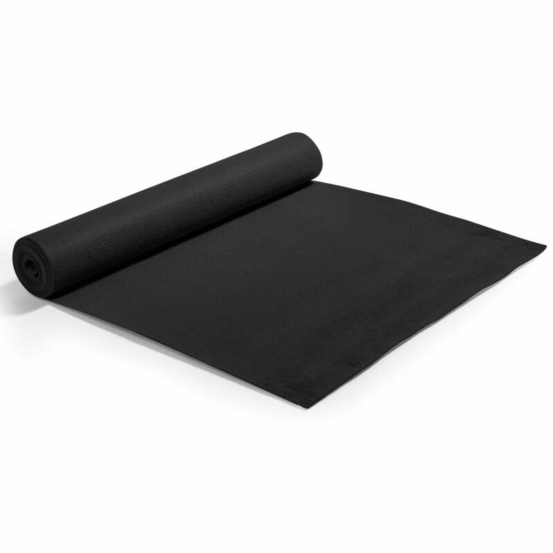 Rotolo di moquette 2x5m 250 g/m2 - Nero