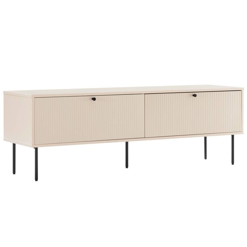 Mobile TV in acciaio e MDF con decoro melaminico FSC® 150 cm