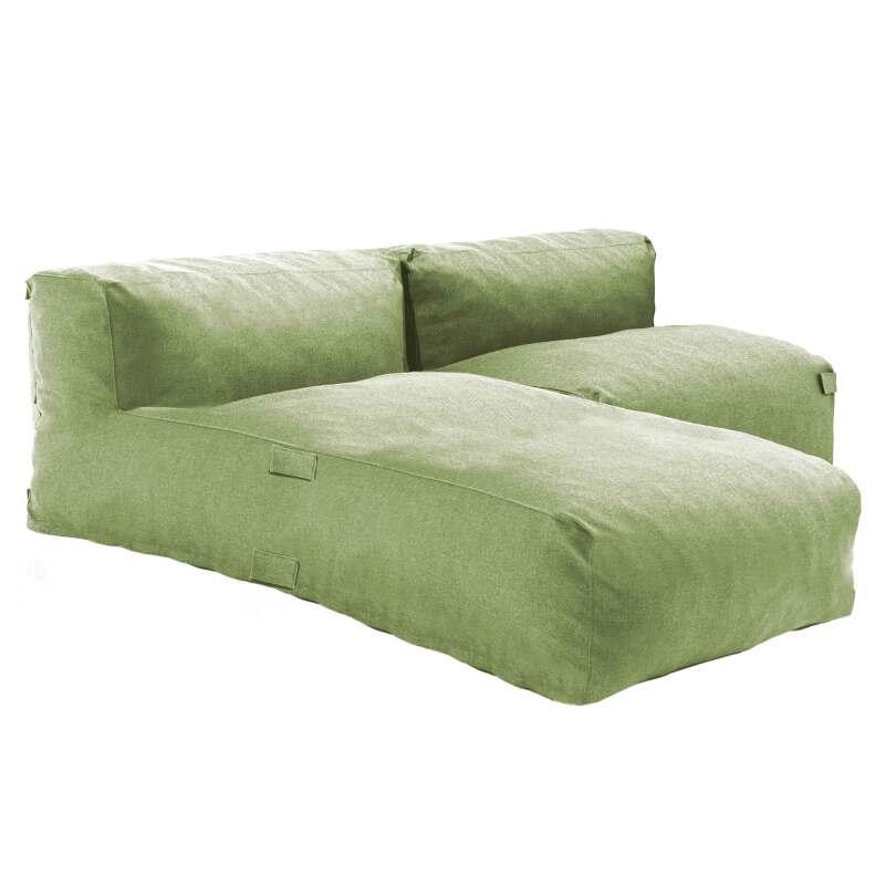 Mobile da giardino componibile con 1 poltrona e 1 chaise longue 